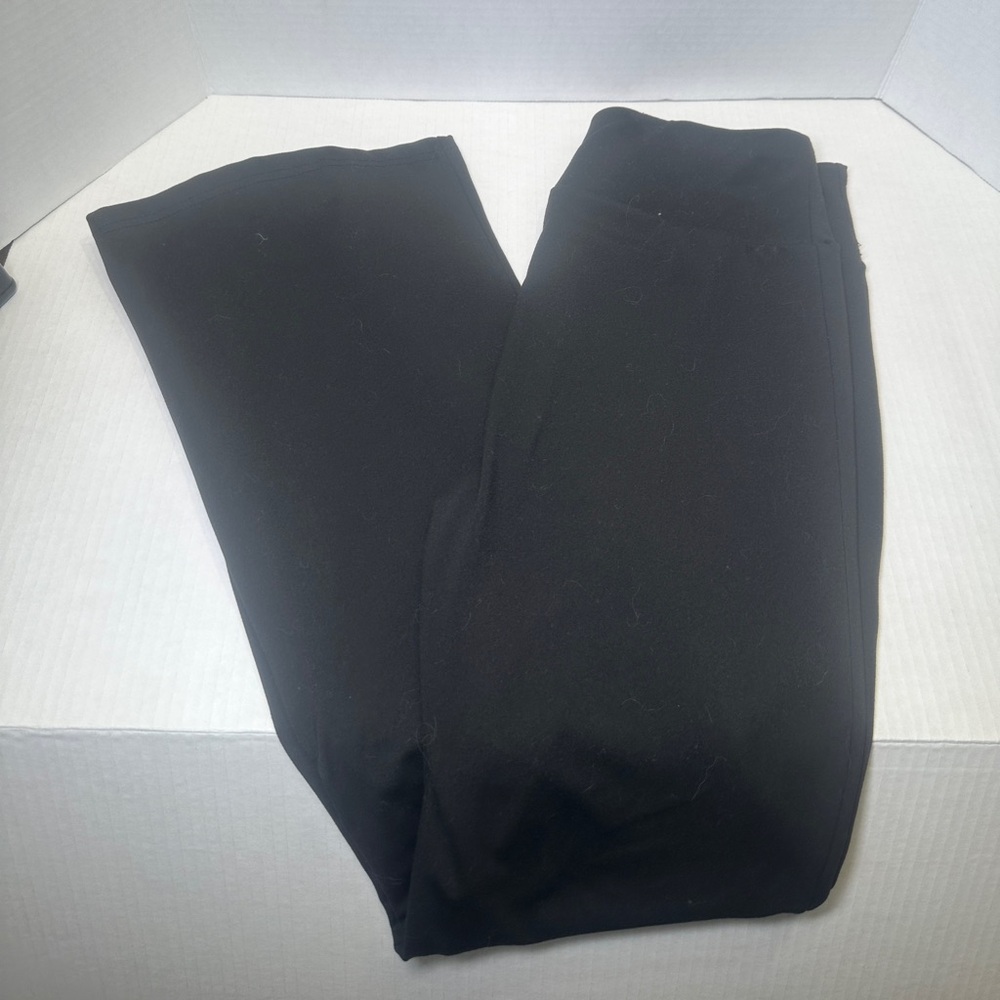 Women's Black Flare Leggings Size L